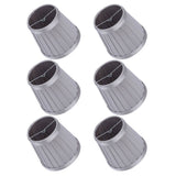 6Pcs Bedroom Cloth Fabric Lampshade Lamp Cover Shade for E14 Chandelier Wall Light Bulb V1294-YM0901-3119200095911