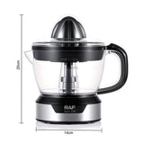 Electric Citrus Juicer with 700ml Capacity, Effortless Orange and Lemon Squeezing, Compact V1341-ZY-B96B9YBL-TRANSPARENT