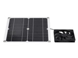 12W Solar Panel Fan Kit USB Solar Powered Fan for Greenhouses Sheds Pet Houses Mobile Phone Charging V1294-YM0715-3114220045311