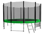 Kahuna Blizzard 10 ft Trampoline with Net Green TRA-BLZ-10-GN