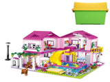 City Villa Castle Building Blocks Set With Pool V1142-LP1005006860909709