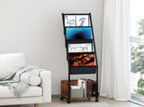 Levede 4-Tier Record Player Stand Storage Rack Holder Up to 100 Albums Magazine HE1002-AU