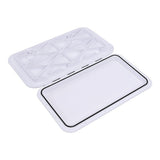 606 x 353mm White Boat Access Hatch Marine Deck Inspection Lid for Boat, Yacht & RV Use V63-952881