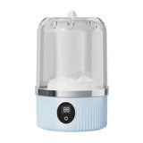Blue Portable Mini Washing Machine - Rechargeable USB-C Electric Washer for Travel, Delicates & V888-ELOSUNG27601
