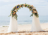 Metal Wedding Arch Garden Arbor Floral Stand Indoor/Outdoor V178-66791