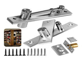 Door Pivot Hinge, Pivot Hinge System with Goal Kick Hardware, for Heavy Duty Wood Doors Up to 200 V1369-AZ3-W-11811