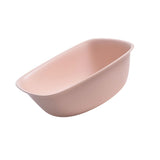 Household Plastic Wash Basin Dormitory Cute Square Laundry Basin Washbasin for Dishing Small Pink V1294-YM0716-3117220100812