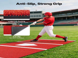 Baseball Hitting Mat, 300x116cm Batting Cage Mat, Batters Box Turf Mats, Softball Batting Practice V952-JQD10YC38YCB26SO1001V0