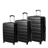 Slimbridge 3PC Luggage sets Suitcase Black LG1010-BK