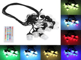 Outdoor Waterproof String Lights RGB Colorful Lights with RF IR Remote Control 100240VEU Plug V1294-YM0901-3119200177912