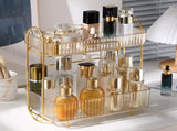 Makeup Organizer 2 Tier Bathroom Countertop Organizer Large Capacity Cosmetic Holder Shelf for V1294-YM0706-3117230199912