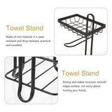 Multi Roll Tissue Holder Black for Home with Strong and Stable Structure V1366-AZ2-W-21533