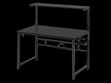 Levede Gaming Table Spacious Wear Resistan Stable Computer Desk Earphone Hook DH1078-BK-AU