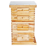 VEVOR Bee Hive 40 Frame Bee Hives Starter Kit, Beeswax Coated Cedar Wood, 2 Deep 2 Medium Bee V952-CTFXSMSHX2ZH12ZO0V0