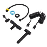 Bathroom Handheld Bidet Sprayer Kit Bidet Toilet Sprayer with Hose for Women Feminine Wash Black V1294-YM0703-3112230002211