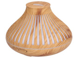 400ml Oil Diffuser 7Color LED Light Wood Grain Humidifier for Home Office V1294-YM0901-3113210156811