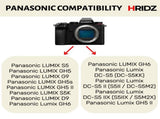 Hridz BLK22 2pcs Battery for Panasonic DMW-BLK22 LUMIX DSLR - 2-batteries only V571-HZDMWBLK22-2BATT