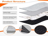 Soft Washable Dog Bed with Anti-Slip Crate Mat V767-P-XD328-XL