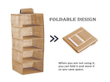 3 Pack 5-Tier Shelf Hanging Closet Organizer and Storage for Clothes V178-36050