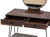 Levede Dressing Table LED Light Strip Brown VM1024-BR