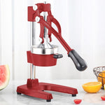 SOGA 2X Commercial Manual Juicer Hand Press Juice Extractor Squeezer Orange Citrus Red JUICERMANUALREDX2