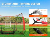 7x7 ft Baseball Softball Practice Net, Portable Baseball Training Net for Hitting Catching Pitching, V952-77YCDPJXLW77Z9CFSV0