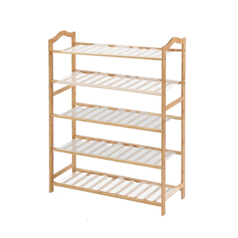 Levede Bamboo Shoe Rack Storage Wooden EA0222-80-5