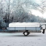 Pontoon Boat Cover, Fit for 25'-28' Boat, Heavy Duty 600D Marine Grade Oxford Fabric, UV Resistant V952-FQCZYCYCB2528M0J5V0