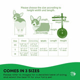 Rooster Farms Little Dog Wheelchair XS Harness - Adjustable Back Leg Aid V238-SUPDZ-40983792156752