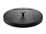 Gardeon Solar Fountain Pumps Bird Bath Battery Backup LED Remote Black 27cm FOUNT-POND-B-LED-250
