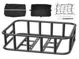 Rear Bike Basket, Medium Bicycle Basket with Cargo Net, Liner & Waterproof Cover, Heavy Duty Bike V952-CKHXJSGZYNCBKTWSAV0