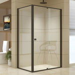 Semi Frameless Shower Screen x 195cm Side AS/NZS Glass V63-824531