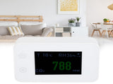 2.8in Air Quality Detector Infrared Induction Digital CO2 PM2.5 Tester USB Charging White V1294-YM0718-3113210006611