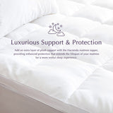Hypoallergenic, Antibacterial w/ 100% Microfiber filling Mattress Topper - QUEEN V196-MTQ200_K