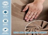 Velvet Chaise Lounge Cover - High Stretch Slipcovers for Living Room, Luxury Velvet Dog Covers, V1258-DP02-F-648