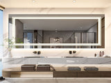 Interior Ave - 120 x 80cm Rectangle Frameless LED Bathroom Mirror V355-IA-RWM-12080