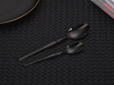 Flatware Forks 24 Packs Stainless Steel Spoon Fork Dinner Steak Soup Spoon Tableware for Restaurant V1366-AZ2-W-04546