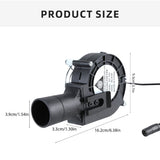 Portable USB Fan BBQ Air Mover Blower Fan for Camping Quick Charcoal Starter For Workers And Outdoor V1192-AZ-W-23577