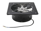 Kitchen Exhaust Fan 9.8 Inch Carbon Steel 2800RPM 80W 7 Blades Quiet Wall Mount Fume Extractor V1294-YM0901-3113250022311