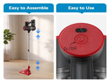 Devanti 3-in-1 Corded Stick Vacuum Cleaner, 16000Pa Strong Suction, Red VAC-CD-802-RD
