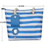 Beach Wine Tote with Insulated Bladder Bags, Leakproof Carrier for 1 Bottles, Perfect for Travel, V1192-AZ-W-0960
