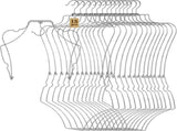15 Pcs Foldable Body Shape Bikini Wire Swimsuit Hanger Metal Lingerie Organizer Bathing Suit V1258-DP02-C-2273