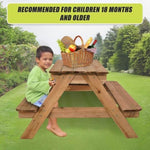 Sand & Water Wooden Picnic Table V63-841511