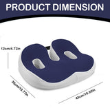 Memory Foam Seat Cushion Comfy Memory Foam Cushion For Women Men V1369-AZ3-W-17526