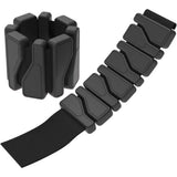 Weighted Silicone Wrist Bands Adjustable for Exercise Fitness & Strength Black V1308-DSZKI-276-1