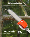 Gas Pole Saw, 33CC 2 Stroke Gas Powered Pole Saws 20.3 cm Cutting Bar, Cordless Tree Trimmer V952-ECCYJCS10INCBO9MA002V0