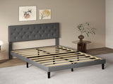 Levede Bed Frame Upholstered Platform Mattress Base Double BF1080-D-AU