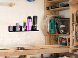Heavy-Duty Aerosol Spray Can Holder Rack Organizer, Steel, Powder-Coated, Holds 20 Cans, 4 Pcs, V1258-DP02-C-2124