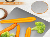 Heavy Duty Stainless Steel Cutting Board with Double-Sided Metal Chopping for Kitchen Use V1370-AZ4-08939