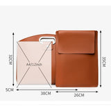 Laptop Tote Bag Set, 2-Piece Waterproof Leather Computer Briefcase & Crossbody Purse for Women, V1366-AZ2-W-11433